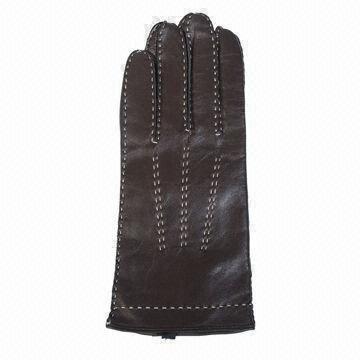 Buy cheap Leather Fashionable Gloves, Suitable for Men from wholesalers