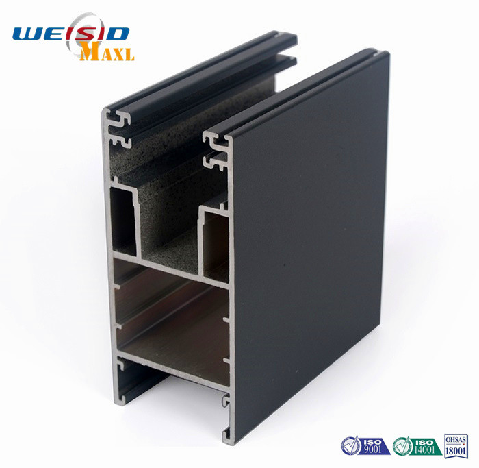 China Customized Aluminum Door Profile Support Anodizing / Powder Coating wholesale