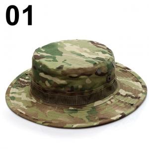 China Military Camouflage Boonie Bucket Hats Army Hunting Outdoor Hiking Fisherman Cap wholesale