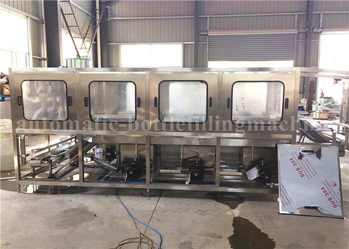 China 3.8KW Bottle Washing Filling Capping Machine / 20 Liter Jar Mineral Water Plant wholesale