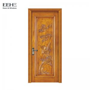 China Finished Surface Solid Hardwood Internal Doors For Commercial Office Buildings wholesale