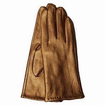 China Leather Gloves with Acrylic and Wool Lining wholesale