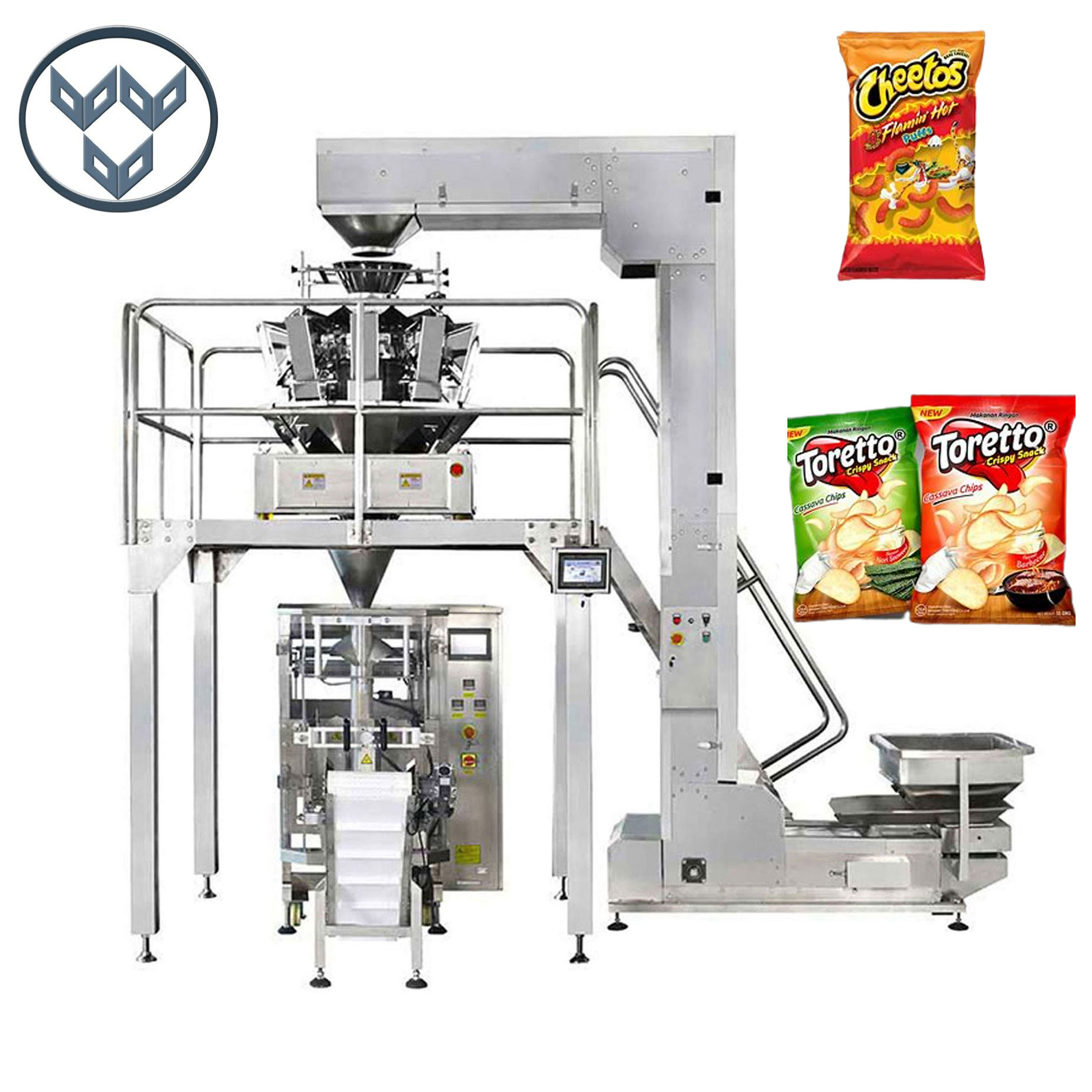 Buy cheap Automatic 50g 100g Chips Puffed Food Packing Punch Hole Bag Packaging Machine from wholesalers