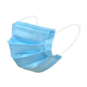 China Medical 3 Ply Face Mask , Disposable Breathing Mask 50pcs Per Box Packaging wholesale