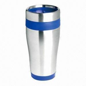 China Travel Mugs with Stainless Steel Outer and PP Inner, Food Safe Grade wholesale