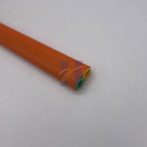 China Two Ways 12/10mm HDPE Air Blown Fiber Microduct Orange Sheath For FTTH Application wholesale