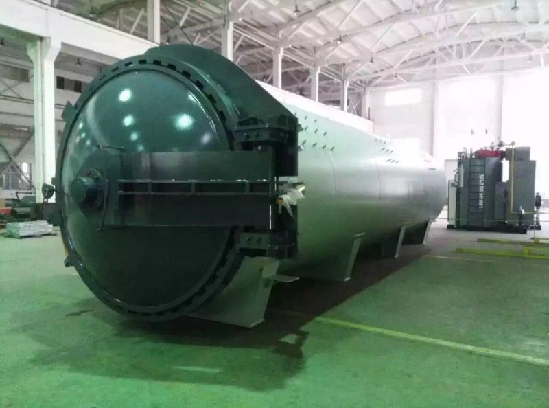 China 1.2*5M steam Rubber Vulcanizing Autoclave , industrial autoclave hydraulic pressure wholesale