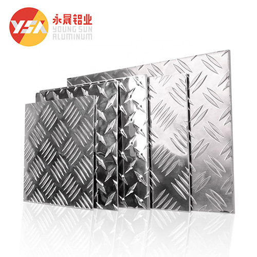 China 5754 5 Bar 5mm Aluminum Sheet Checked Pattern Plates Aluminum Checked Plate wholesale