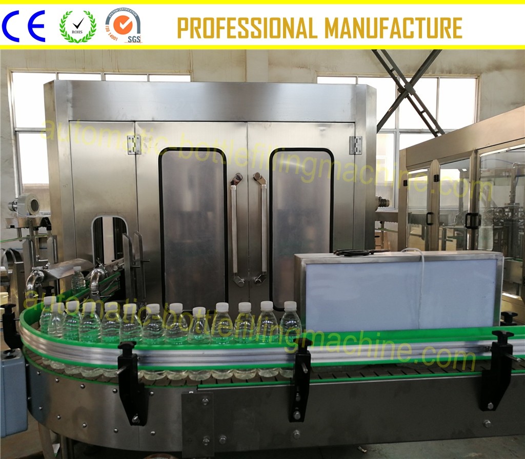 China Auto Pure Water Filling Machine , 6000BPH Automatic Jar Filling Machine With Trouble Protected Device wholesale