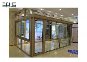 China Industrial All Glass Sunroom / Roller Shutter Conservatory Dining Room wholesale