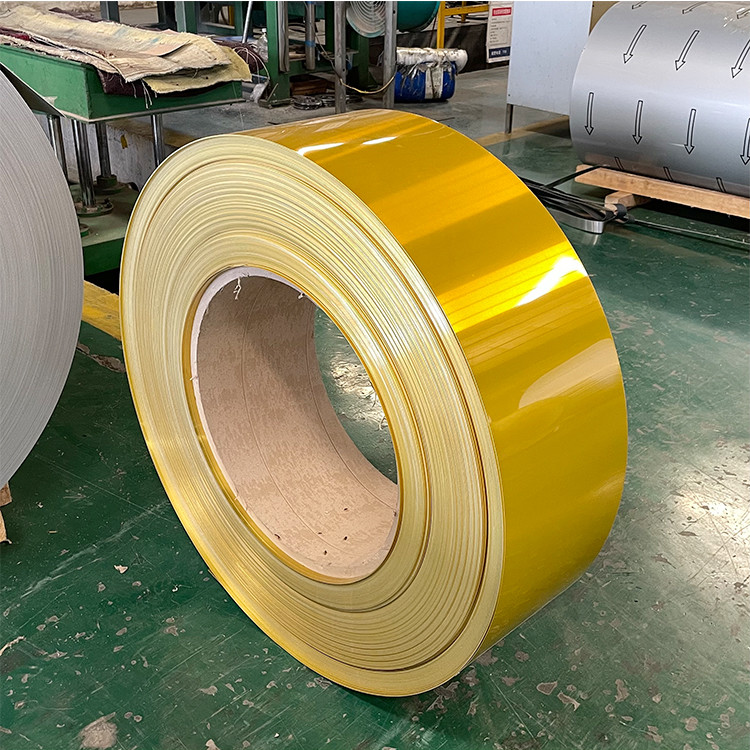 China PE PVC Coated 3105 Thin Aluminium Strip Roll 0.5mm 2mm 3mm Thick For Ppr Pipe wholesale