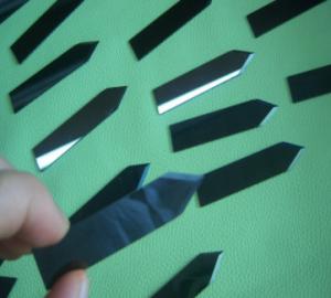 China Mirror Polishing Black Zirconia Ceramic Blade For Medical Cut Capsule wholesale