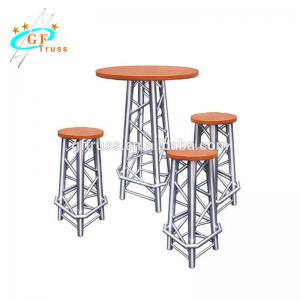 China Modern aluminum  high chair bar stool  furniture table and chair for club wholesale