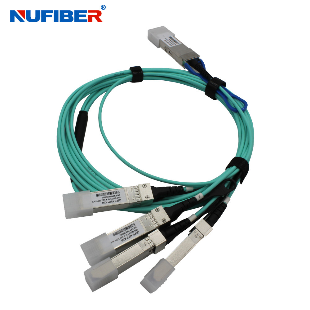 China 1m 3m Active Optical Cables 40G To 4x10G Qsfp Aoc Cable for data Center wholesale
