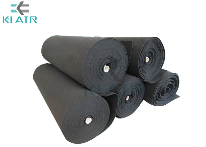 China Synthetic Activated Carbon Air Filter Media Roll For Odor Control Ventilation System wholesale