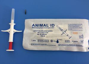 China RFID Search Dog Microchip With Syringe , Pet ID Microchip ICAR Approved wholesale