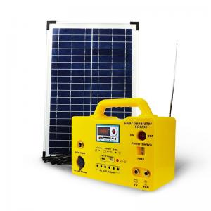 China 30W Solar Lighting Kit Phone Power Charging FM Radio MP3 Player Portable Solar Generator SG1230 wholesale