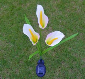 China Solar Flower Lights - Outdoor Waterproof LED Flowers Calla Lily for Garden, Path, Landscape, Patio, and Lawn wholesale