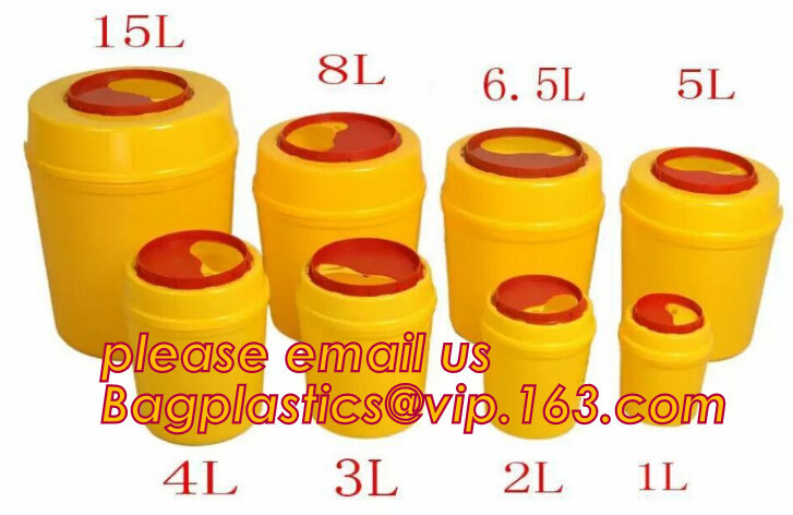 China 3/5/8/10/15 liter square Sharp Container Sharp Box Medical sharps disposal container, Medical Materials & Accessories Pr wholesale