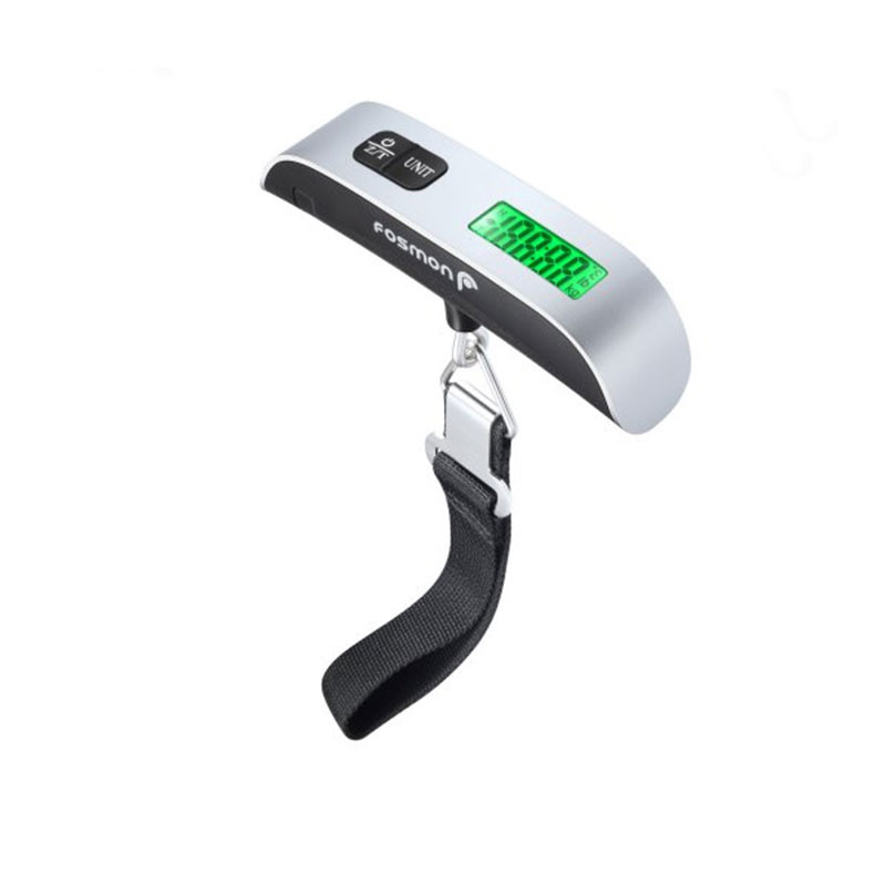 China 50kg LCD Digital Hanging Luggage Scale with Rubber Paint Temperature Sensor wholesale