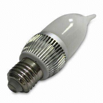 China E27/E26/B22/E14 LED Bulb with 100 to 240V AC Input Voltage, No UV/IR Radiation, CE-/RoHS-approved wholesale