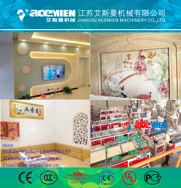 China PVC/WPC plastic profile extrusion machine production line wholesale