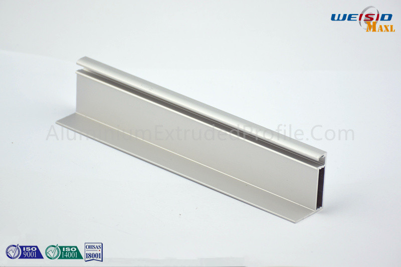 China Extrusion Aluminum Window Frame AA6063 T5 Anodized Aluminium Profile Silver Color wholesale
