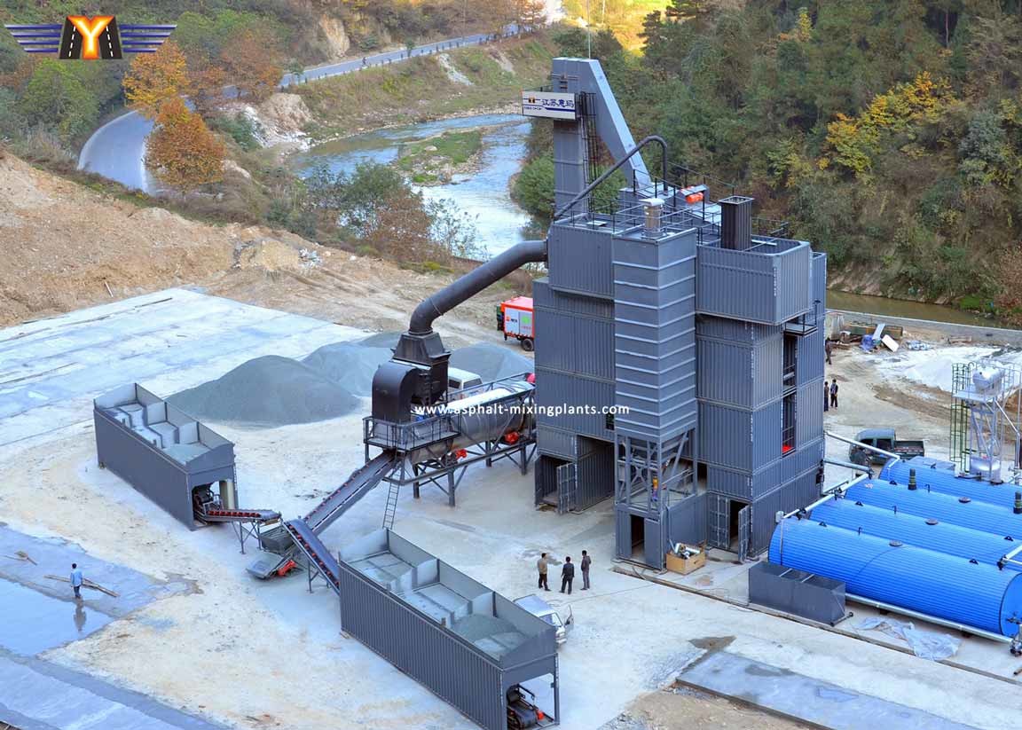 China Bitumen Concrete 240T/H Mobile Mixing Plant EAC wholesale