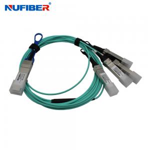 China QSFP To 4x10G 40G Sfp+ Aoc Cable 1m 5m With LC Connector wholesale