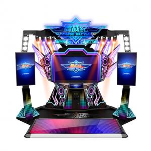 China Douple Players PK Coin Operated Arcade Dance Machine For Playground wholesale