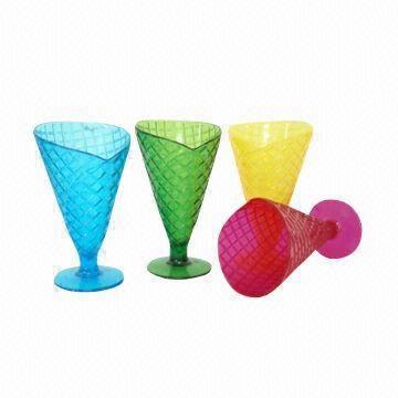 China Ice Cream Cup, Made of Plastic, Customized Designs and Colors are Accepted wholesale