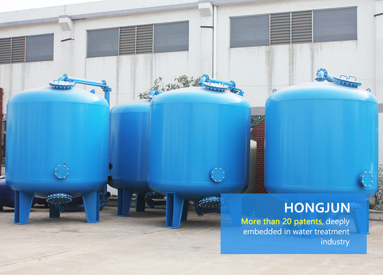 China Carbon Stainless Steel Sand Filtration Tanks Machine Industrial Water Filter wholesale