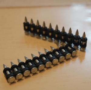 China Galv Concrete Nail Pins Black Strip Gas Tool Drive Pins 16-38 Mm Length wholesale