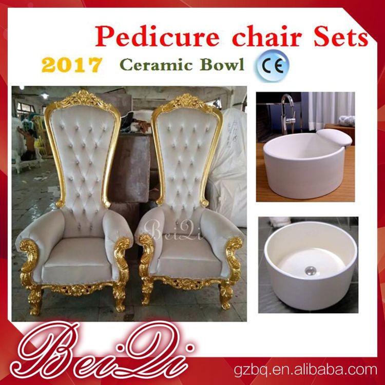 China 2017 hot sale king throne pedicure chair round pedicure bowl price, Pink spa pedicure chairs for sale wholesale