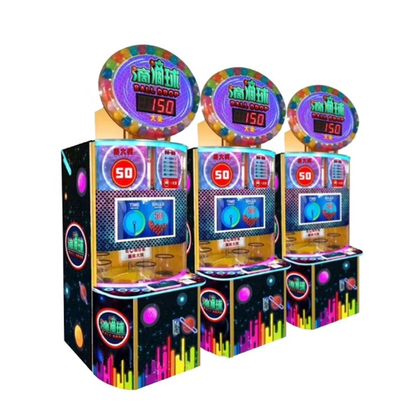 China Amusement Park Drop Balls Ticket Redemption Arcade Machines / Happy Drop Ball Lottery Game Machine wholesale