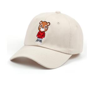 China 100% Cotton Childrens Fitted Hats Sports Cap Plain custom Embroidered logo wholesale