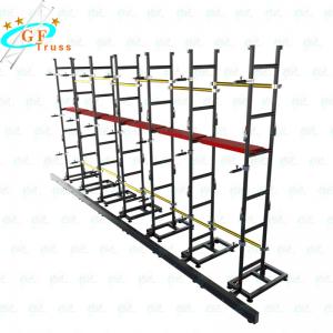 China Customized LED Screen Wall Ground Stand Support Truss for LED cabinet wholesale