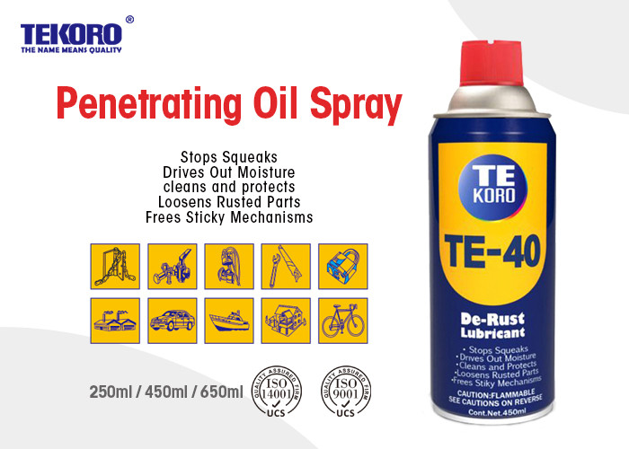 China Colorless Penetrating Oil Spray For Loosening  Frozen / Rusted Metal Parts Rust wholesale