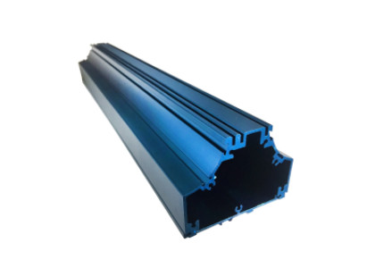 China Bright Blue Anodizing Extruded Aluminum Case 6063 / 6061 Water Proof wholesale
