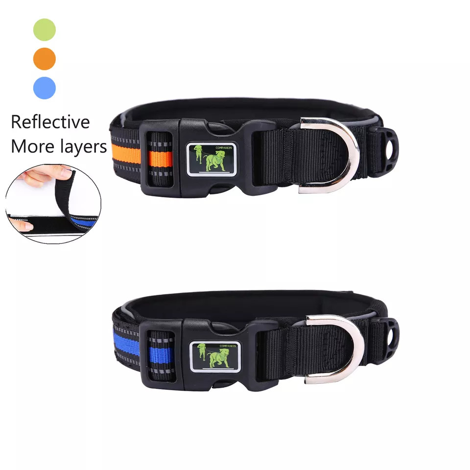 China Night Reflective Pet Collar Leashes Safety Intelligent Not Broken No Deformation wholesale