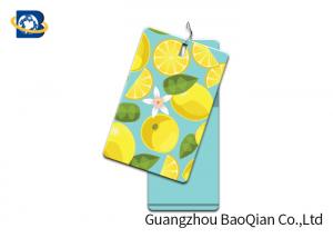 China Colourful Fruit 3D Picture Lenticular Luggage Tags , Custom Hang Tags With 3D Flip Effect wholesale