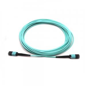 China SM G657A1 OM4 OM5 MPO Fiber Optic Cable 12F Senko MPO Female wholesale