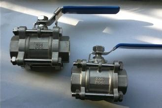 China 3-pc stainless steel ball valves full port 1000wog BSPP NPT ISO-5211 DIRECT MOUNTING PAD wholesale