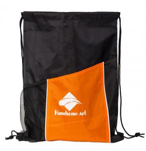 China New Hot Selling Polyester Drawstring Bag with Pocket-HAD14022 wholesale