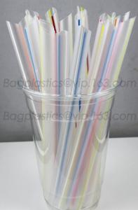 China compost plastic drinking straw for drink promotion, juice drink sraw, food grade biodegradable plastic drinking straw wholesale