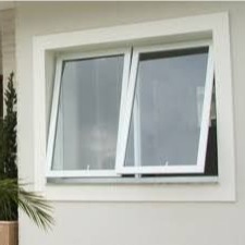 China Fluorocarbon Coated Aluminum Awning Window Low E Glass Tempered wholesale