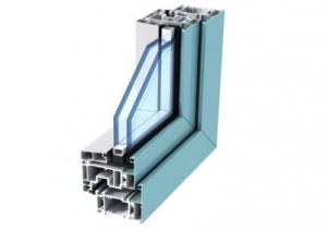China Anodized Aluminum Door Extrusions / Double Layer Tempered Glass Aluminum Structural Framing wholesale