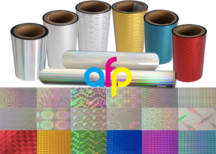 China Colorful / Transparent Laser Holographic Film With Patterns 180 - 1880mm Width wholesale
