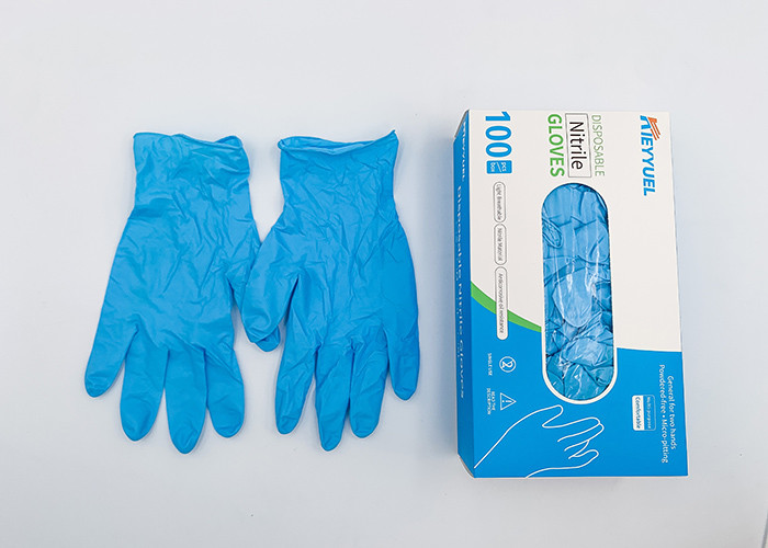 China Disposable Medical Nitrile Examination Gloves with CE ISO / Block bacteria wholesale