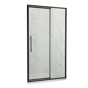 China Extruded Aluminum Bathroom Doors , Vertical Waterproof Sliding Door Tinted Glass wholesale